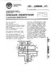 Регулятор давления газа (патент 1509839)