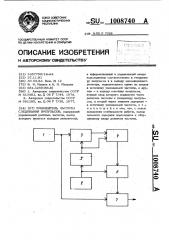 Умножитель частоты следования импульсов (патент 1008740)