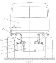 Подвеска кабины транспортного средства (варианты) (патент 2414373)