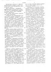 Устройство для моделирования системы связи (патент 1444805)
