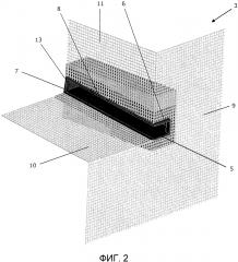 Фасадная система и угловой элемент для такой системы (патент 2626980)