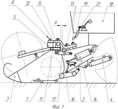 Устройство для автоматического копирования рельефа поля жаткой (патент 2529576)