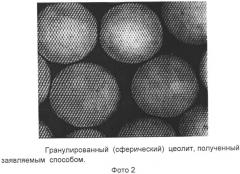 Способ изготовления гранулированного цеолита и цеолит (патент 2526990)