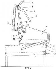 Трансформируемая в кровать сидячая мебель (варианты) (патент 2272552)