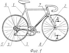 Велосипед с автоматическим переключением передач (патент 2327593)