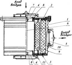 Фильтр-поглотитель для очистки воздуха от токсичных веществ (патент 2456058)