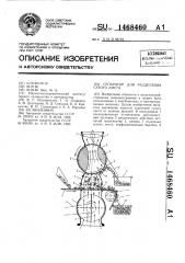 Сепаратор для разделения сухого листа (патент 1468460)