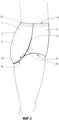 Изделие в форме трусов с улучшенной прилегаемостью (патент 2330639)