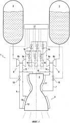 Реактивная двигательная установка и способ подачи топлива (патент 2603303)