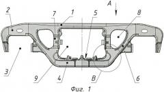 Боковая рама тележки грузового вагона (патент 2473439)