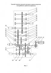 Единый механизм передачи крутящего момента агрегатам газотурбинного двигателя (варианты) (патент 2644497)