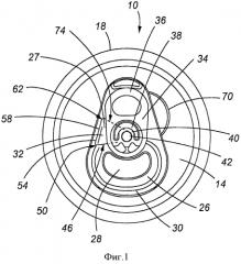 Торцевая крышка контейнера, содержащая дополнительное вентиляционное отверстие (патент 2573284)