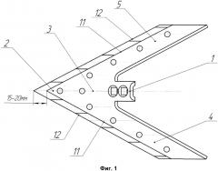 Культиваторная лапа (патент 2628491)