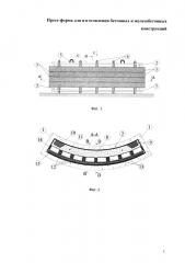 Пресс-форма для изготовления бетонных и железобетонных конструкций (патент 2633932)