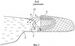 Устройство для уменьшения разрушительного действия цунами (патент 2310708)