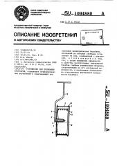 Устройство для посыпания тротуаров (патент 1094880)