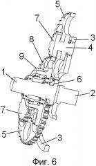 Система взаимосвязи двух валов с неизменным взаимным зацеплением шестеренок (патент 2600258)