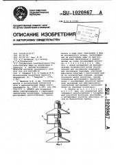 Штанга (патент 1020867)