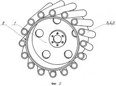 Колесо со сменным протектором - бесконечной гусеницей (патент 2471635)