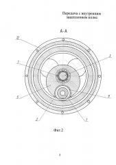 Передача с внутренним зацеплением колес (патент 2659359)