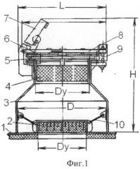 Взрывозащитный клапан для технологического оборудования (патент 2495313)
