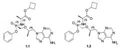 Циклобутил (s)-2-[[[(r)-2-(6-аминопурин-9-ил)-1-метил-этокси]метил-фенокси-фосфорил]амино]-пропаноаты, способ их получения и применения (патент 2647576)