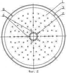 Пневмоинерционная дисковая тарелка массообменного аппарата (патент 2277006)