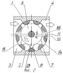 Трохоидная роторная машина (варианты) (патент 2283441)