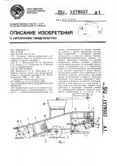 Клубнекорнеплодоуборочная машина (патент 1279557)