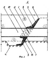 Водовод в фильтрующем грунтовом сооружении (патент 2377364)