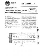 Способ намыва сооружений (патент 1247451)