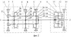 Гидромеханическая передача (патент 2294848)