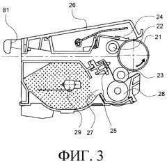 Технологический картридж, механизм для его установки и электрофотографическое устройство формирования изображения (патент 2289835)