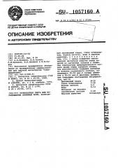 Огнеупорная смесь для изготовления литейных форм (патент 1057160)