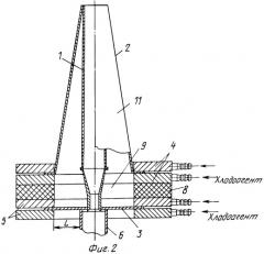 Устройство подачи расплава горных пород или стекла и формования непрерывных волокон (патент 2252200)