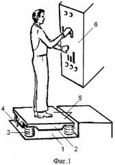 Корабельный помост для защиты оператора от вибраций (патент 2399809)