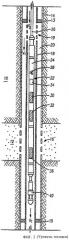 Определение скорости потока жидкости в стволе скважины методом импульсного облучения (патент 2376465)