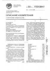 Питательная среда для выделения уреаплазм (патент 1723128)