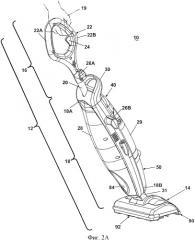 Устройство для очистки непокрытых полов (патент 2352240)
