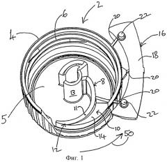 Устройство для розлива струей, средство перекрытия струи и повторно укупориваемая крышка (патент 2293048)