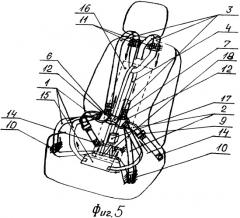 Устройство удержания пользователя на сиденье транспортного средства (патент 2518691)
