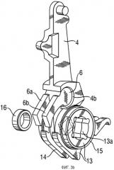 Установочное устройство для управления действием ручки в дверном замке и дверной замок с таким установочным устройством (патент 2277160)