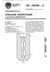 Гидромониторная насадка для бурового долота (патент 1025860)