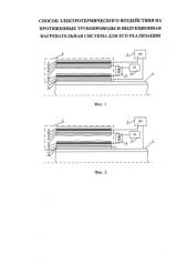 Способ электротермического воздействия на протяженные трубопроводы и индукционная нагревательная система для его реализации (патент 2584137)