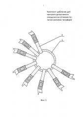 Комплект шаблонов для контроля допустимого смещения на отливках по линии разъема полуформ (патент 2660571)