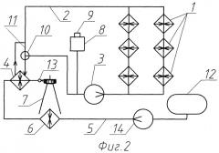 Система охлаждения тягового преобразователя газотурбовоза (патент 2398682)