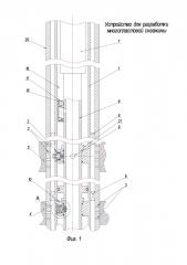 Устройство для разработки многопластовой скважины (патент 2644806)