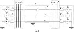Способ определения места короткого замыкания совмещенного с обрывом провода на воздушной линии электропередачи (патент 2593407)