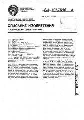 Винтовая многоходовая регулировочная обмотка (патент 1067540)