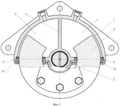 Привод гидравлический неполноповоротный (патент 2439384)